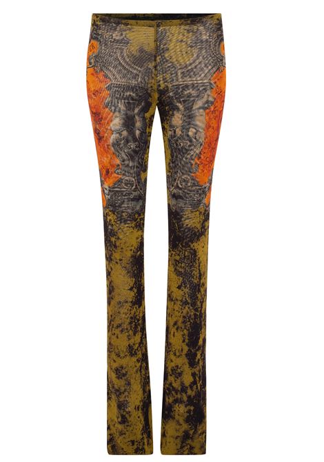 pantaloni mesh printed médaillon donna multicolor JEAN PAUL GAULTIER | 25/03-W-TR016-M006P004115